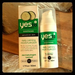 NIB Yes To Cucumbers Daily Calming Moisturizer